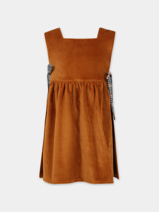 Cappa marrone per bambina,Farway Milano,SAB02NSB