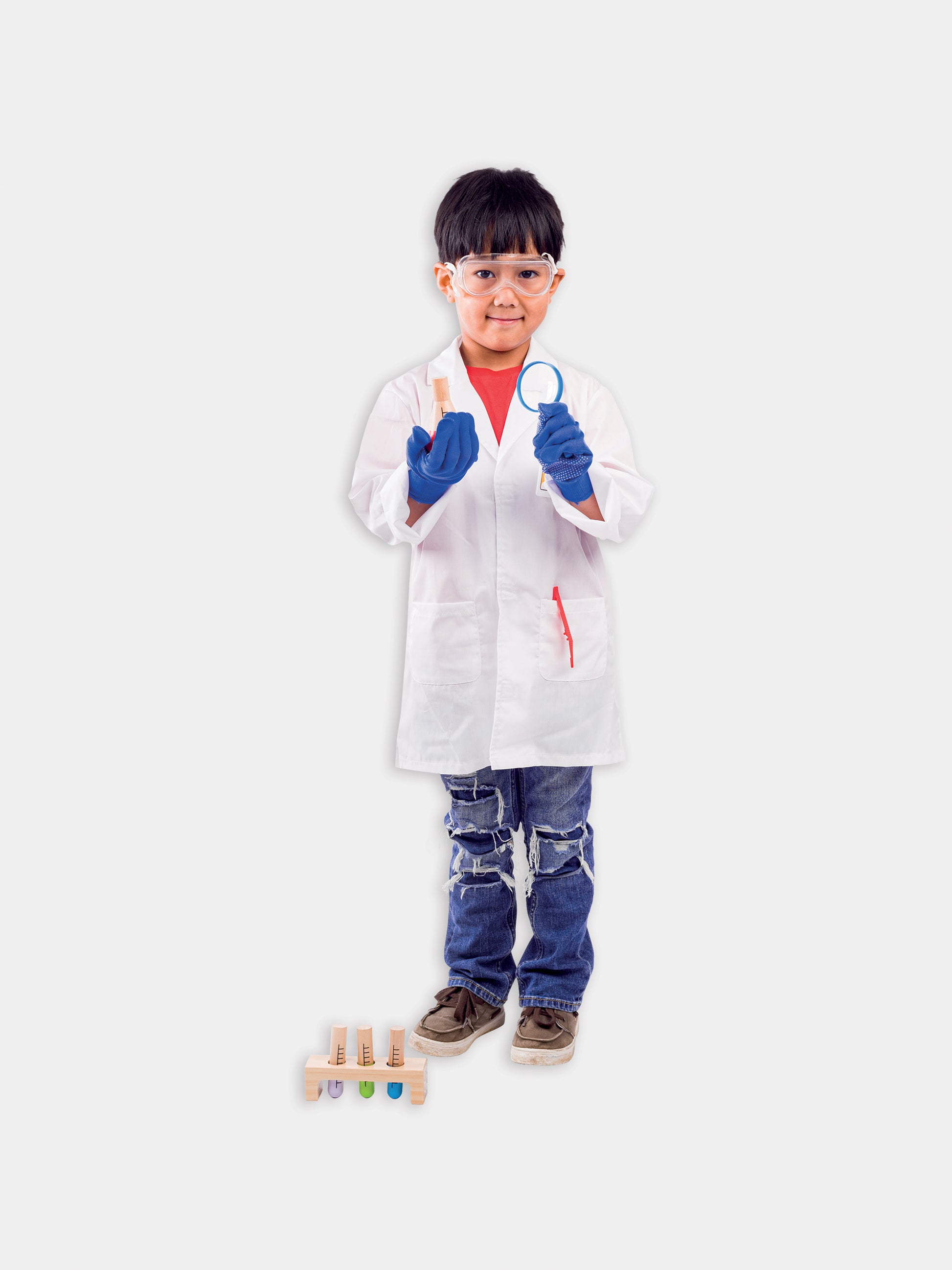 Set scienziato bianco per bambini,Bigjigs,34064