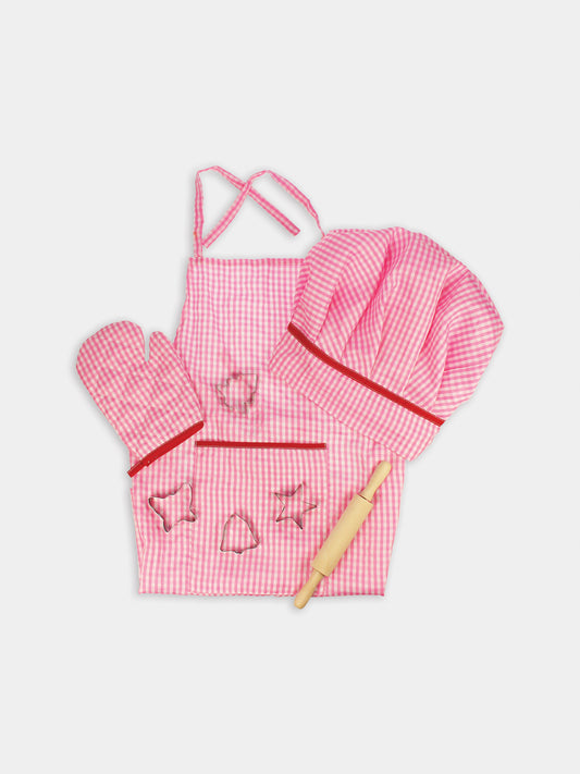 Set da chef rosa per bambini,Bigjigs,BJ609