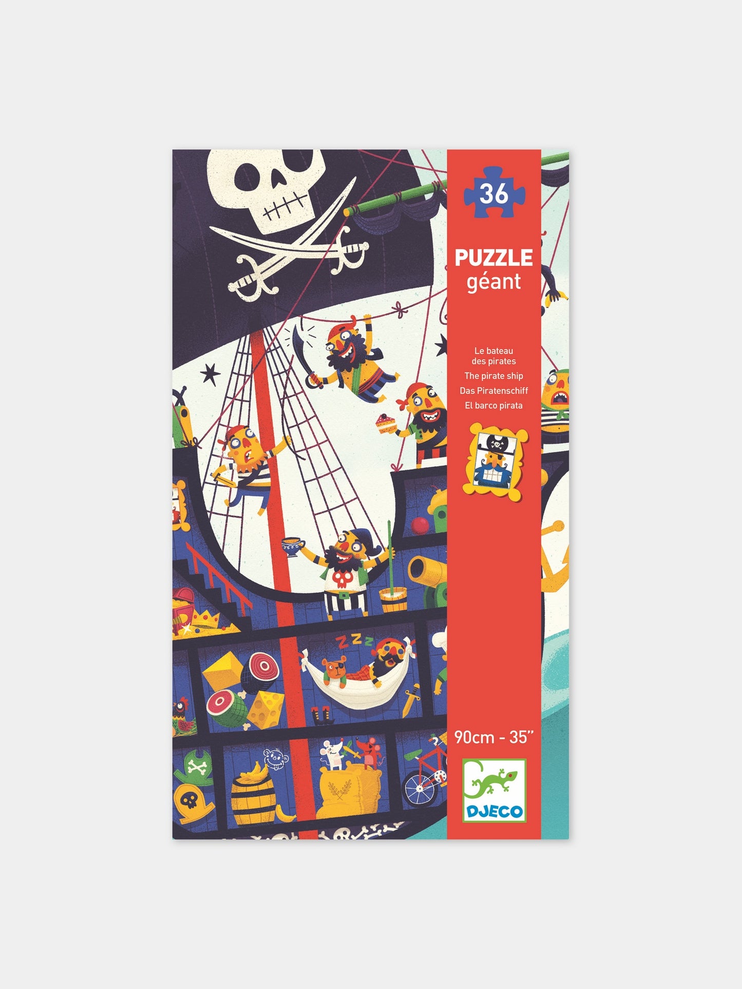 Puzzle multicolor per bambini,Djeco,DJ07129