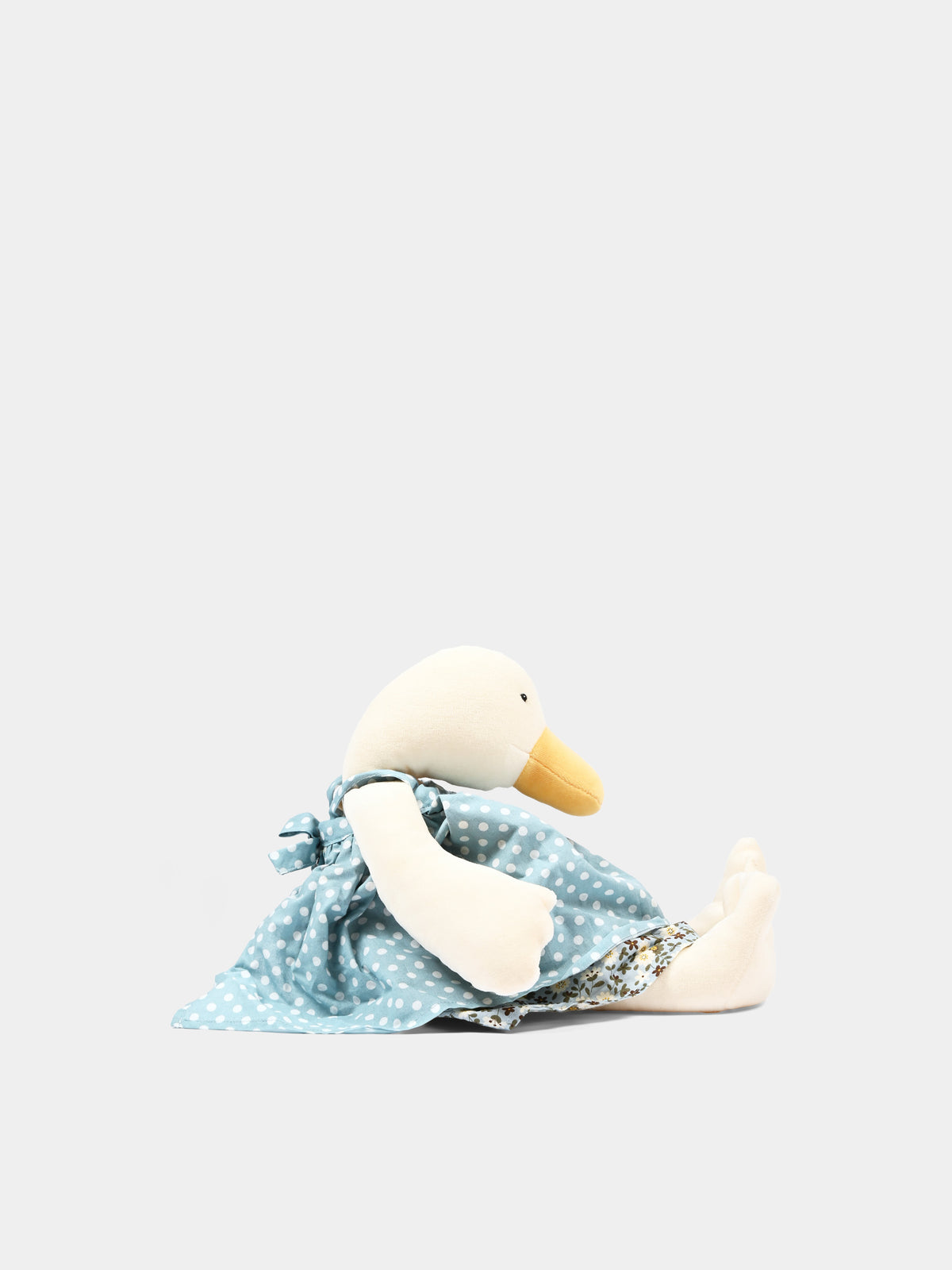Ochetta Jeanne peluche ivoire à pois pour enfants