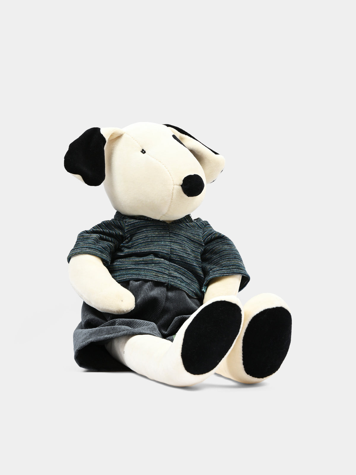 Cane Julius peluche blanc pour enfants