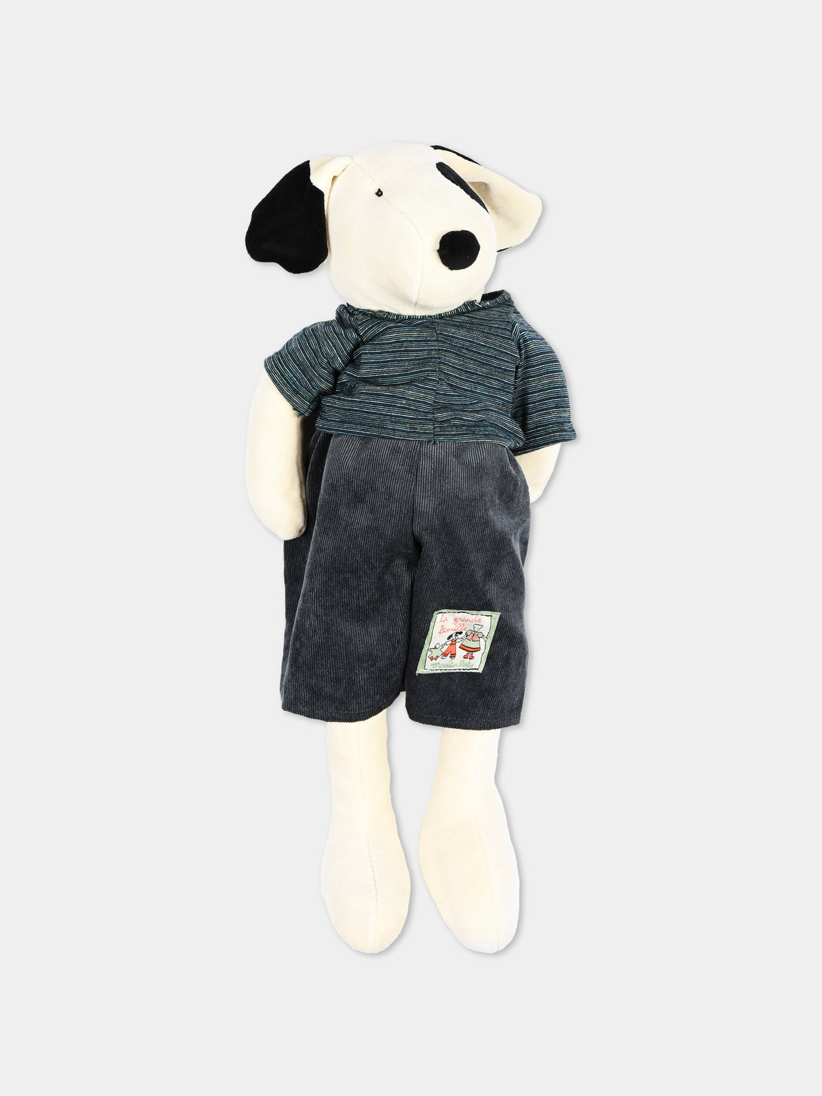 Cane Julius peluche blanc pour enfants