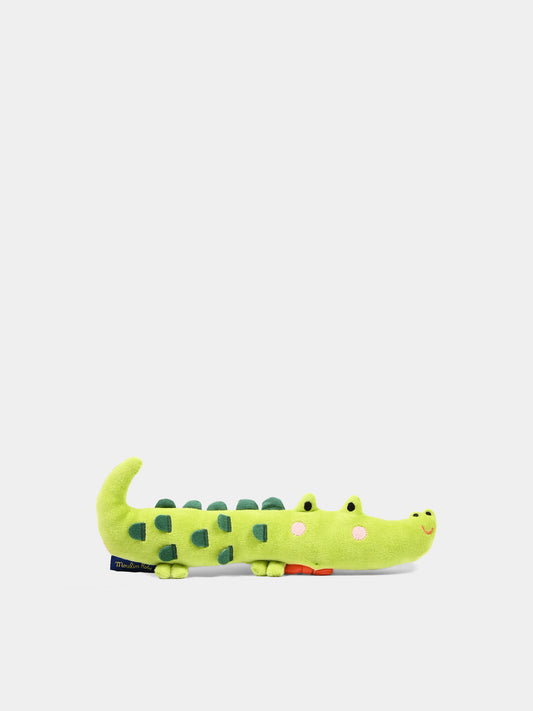 Peluche crocodile vert pour enfants