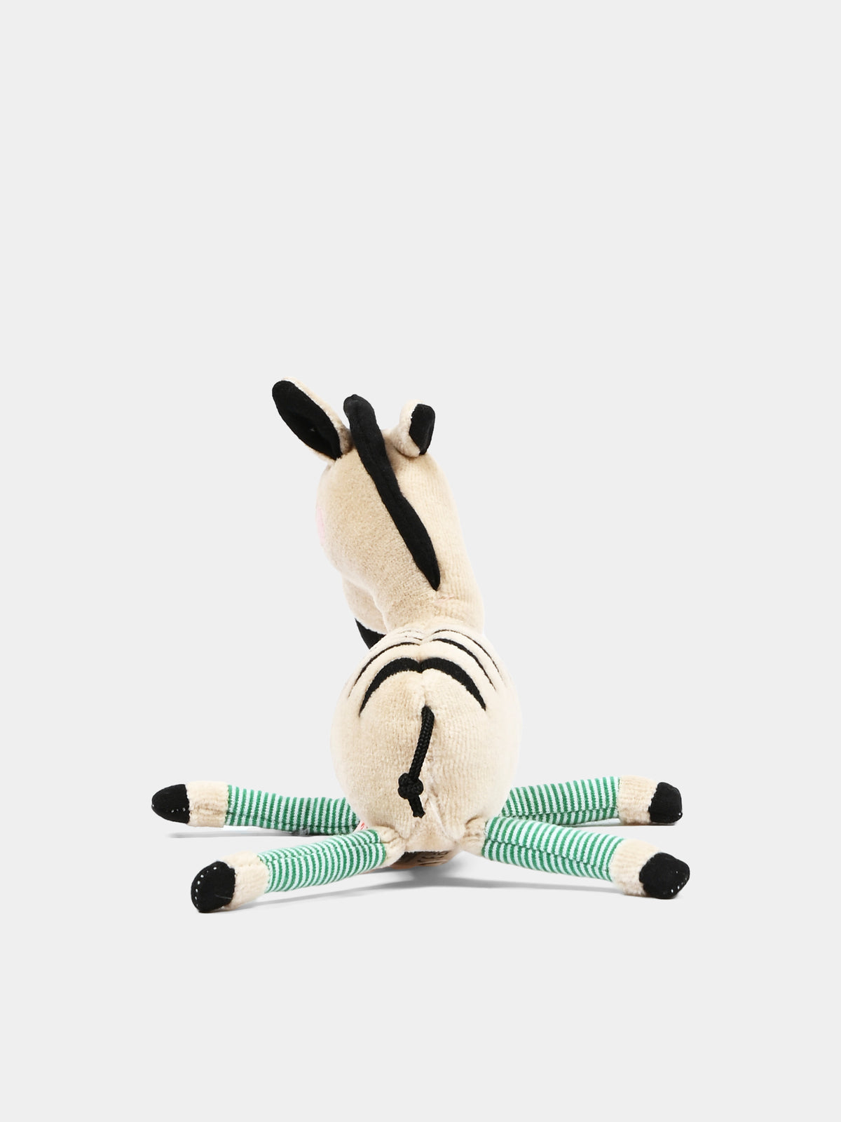 Peluche zèbre ivoire à rayures pour enfants