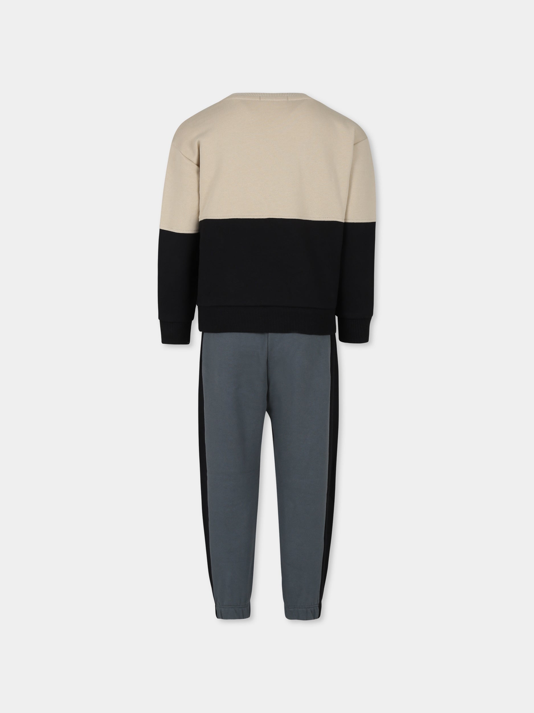 Completo verde per bambino con logo,Calvin Klein Kids,IB0IB02129J BEH