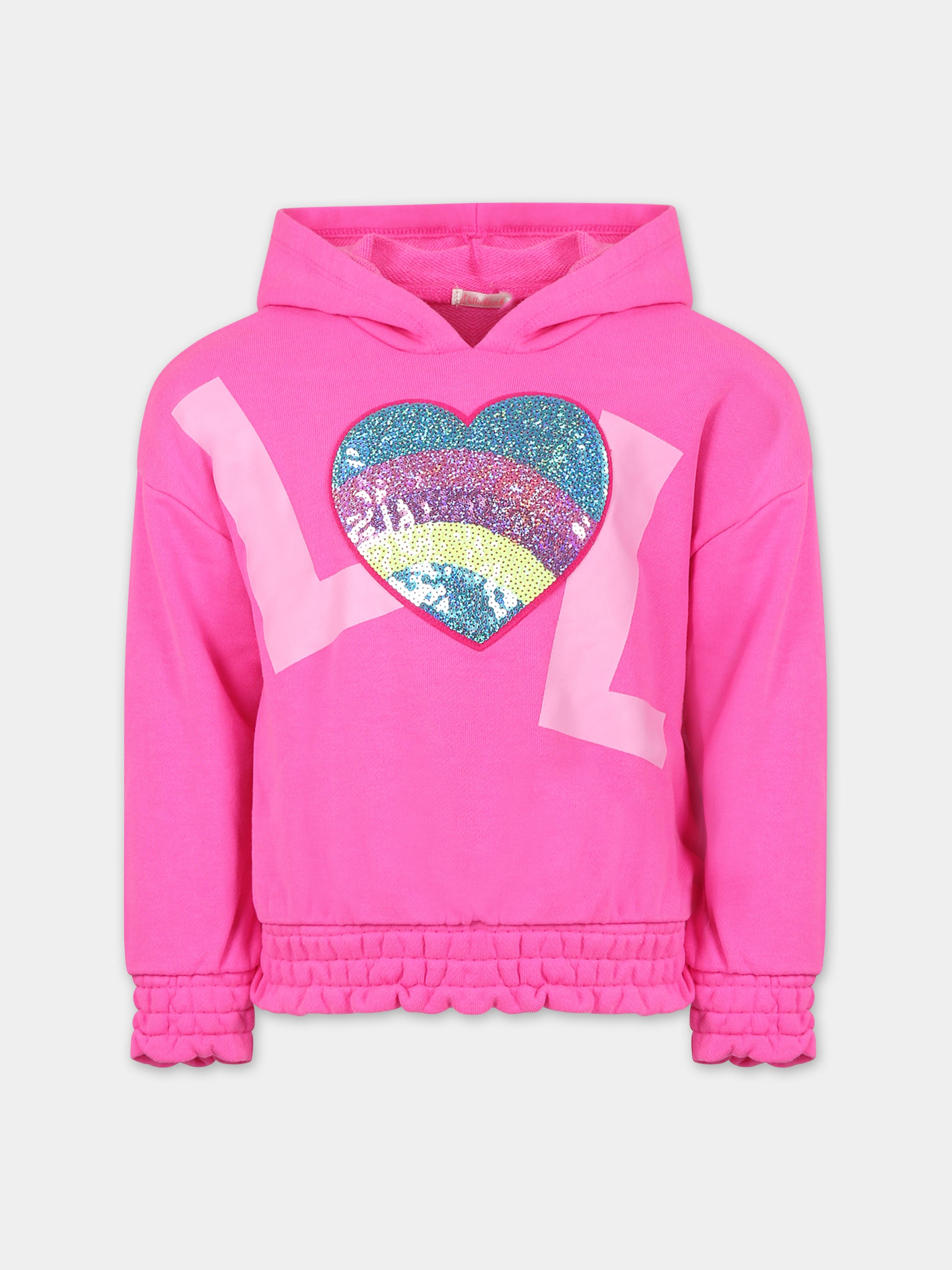 Felap fucsia per bambina con cuore,Billieblush,U15B74 47M