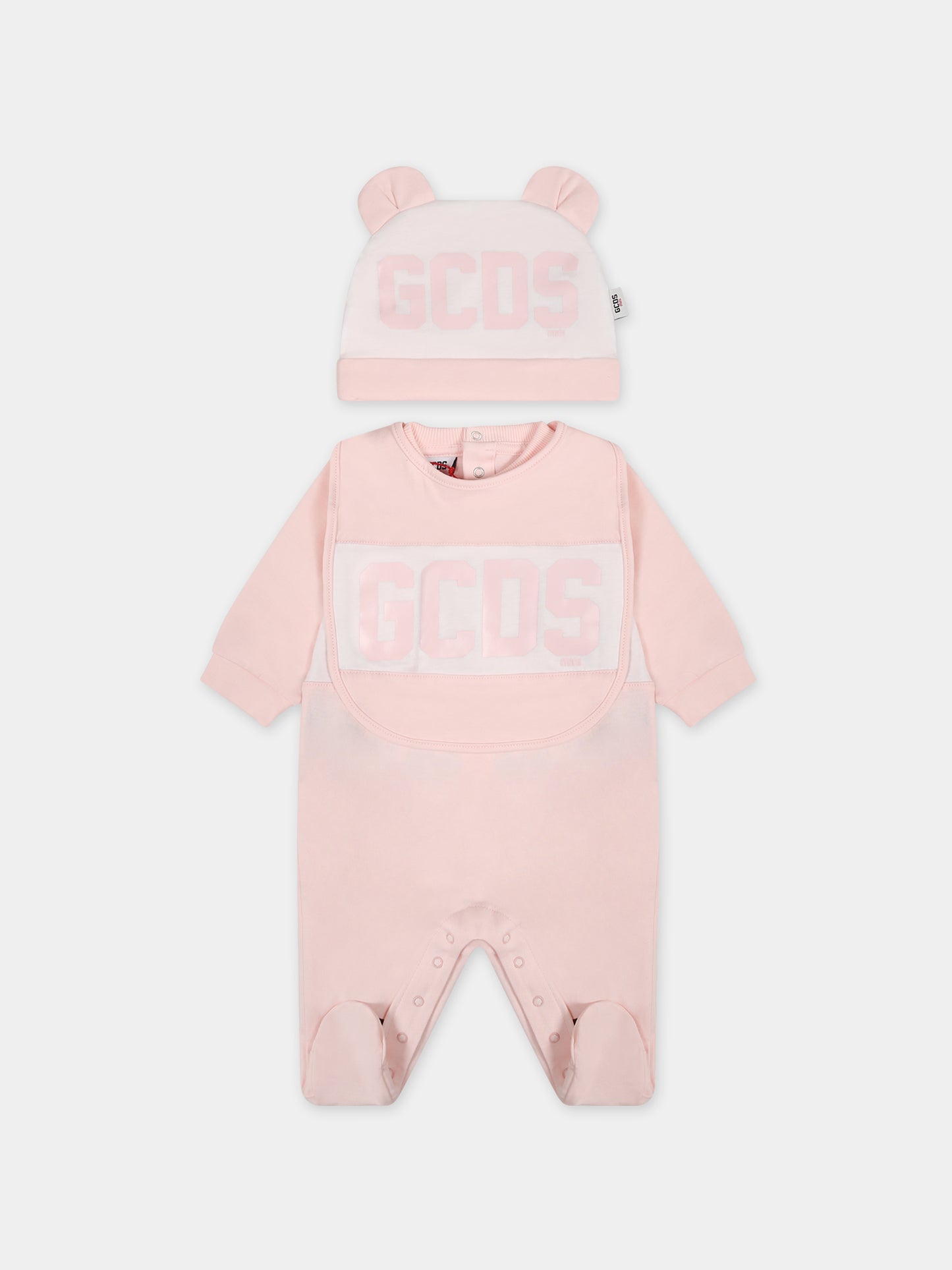 Tutina per neonata con logo,Gcds Kids,GNY007 LCA33 52483