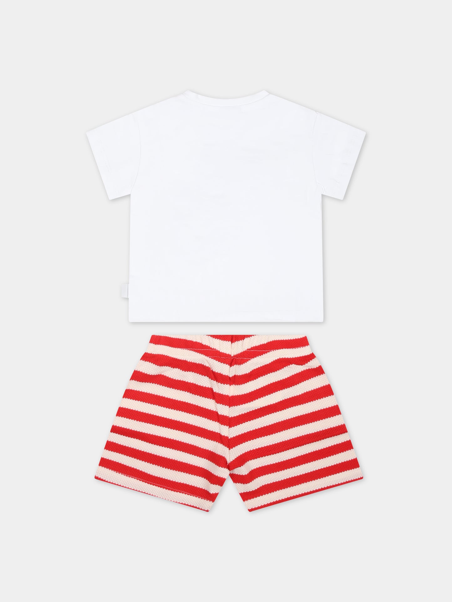 Set per neonato a righe con polipo,Gcds Kids,GUG007 LIE00 85612