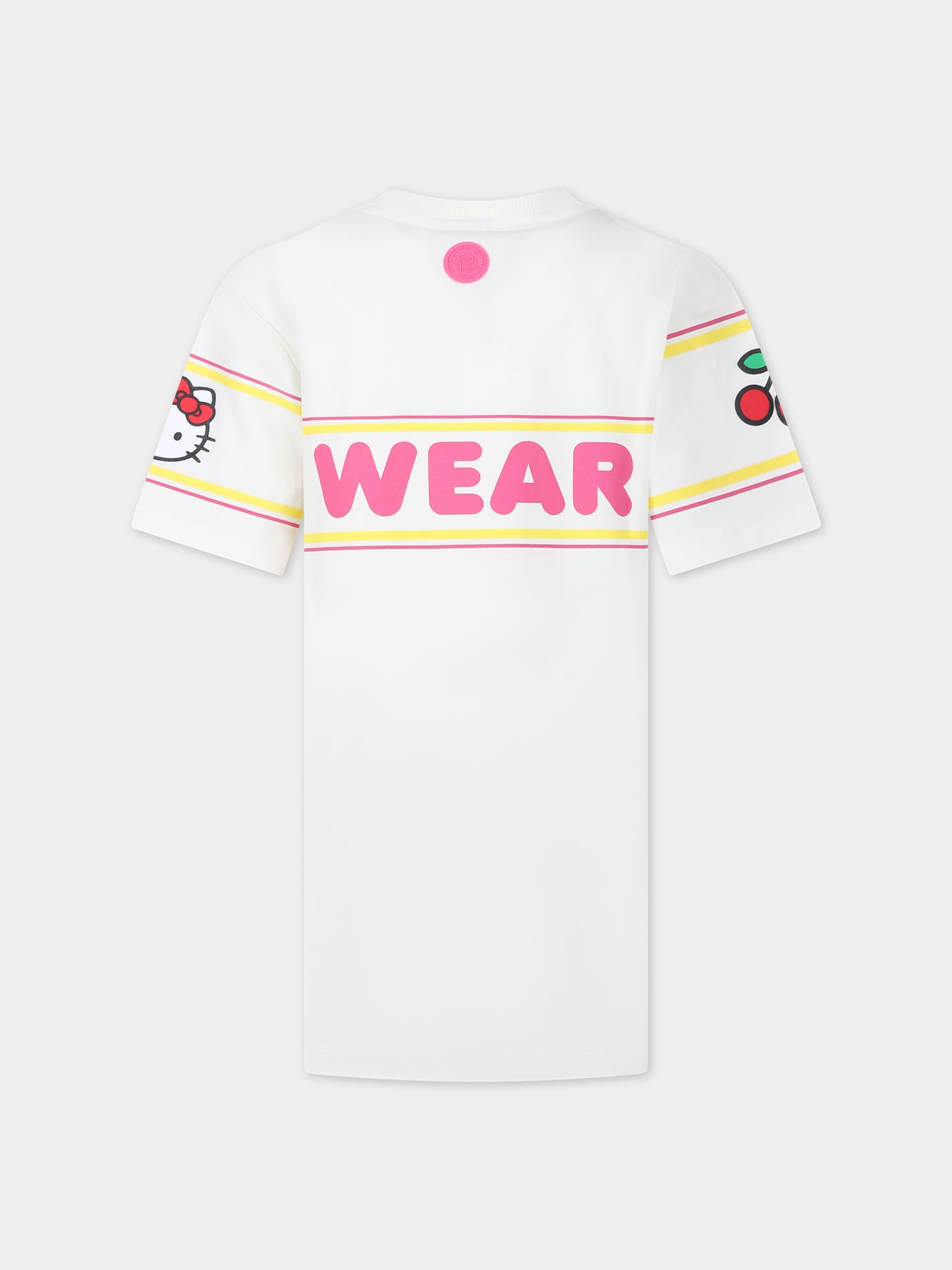 Vestito bianco per bambina,Gcds Kids,DCV002 LBA23 10063