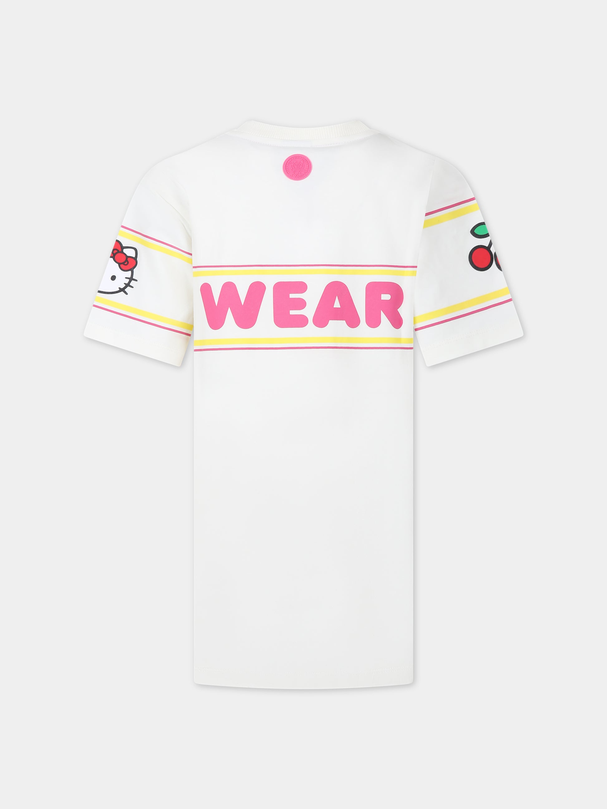 Vestito bianco per bambina,Gcds Kids,DCV002 LBA23 10063