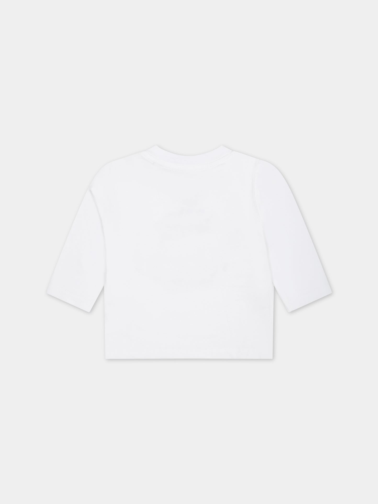 T-shirt bianca per neonato con stampa logo,Timberland,T60003 10P