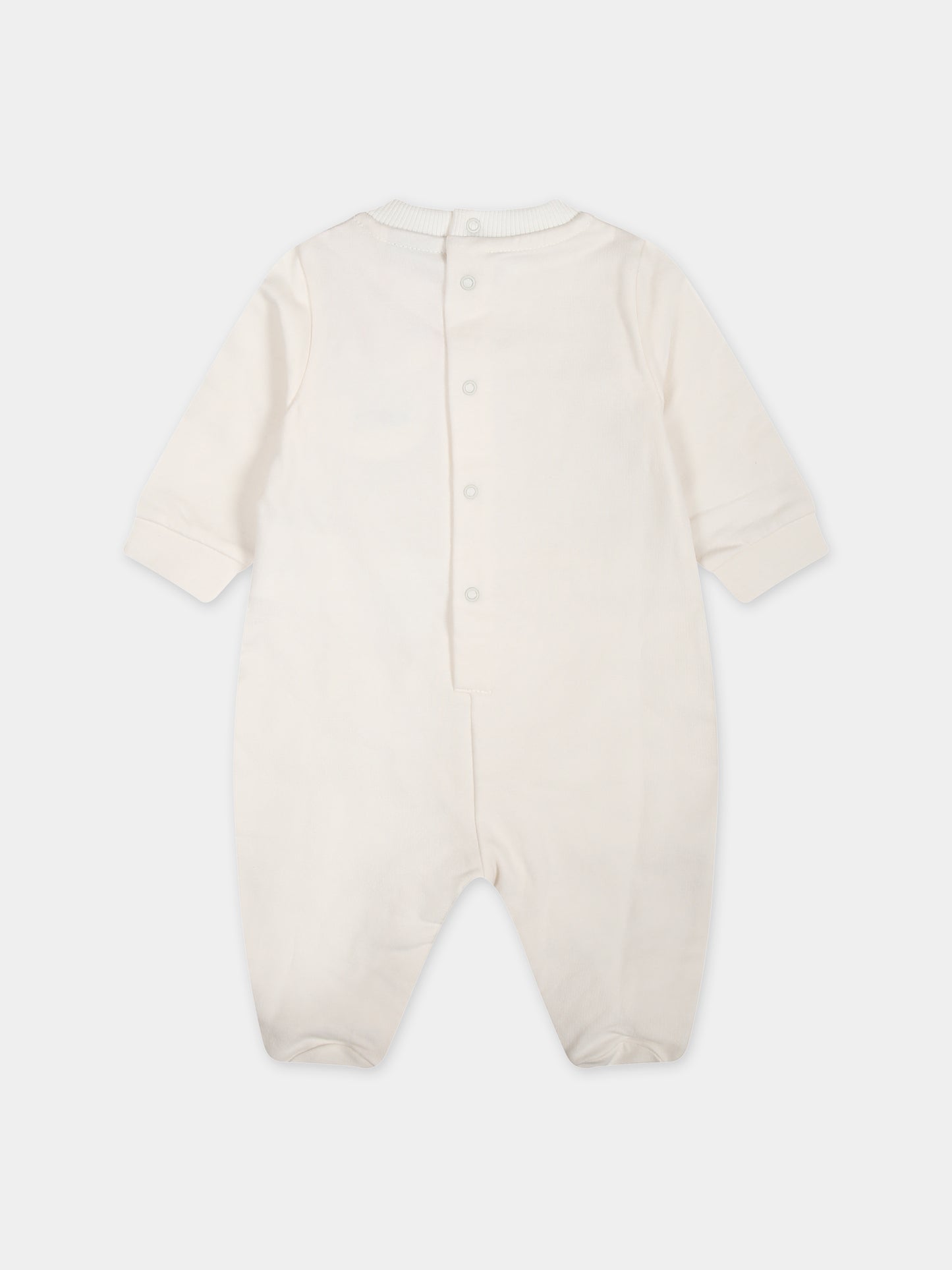 Set avorio per neonato con logo,Gcds Kids,GOY007 LDA26 10063