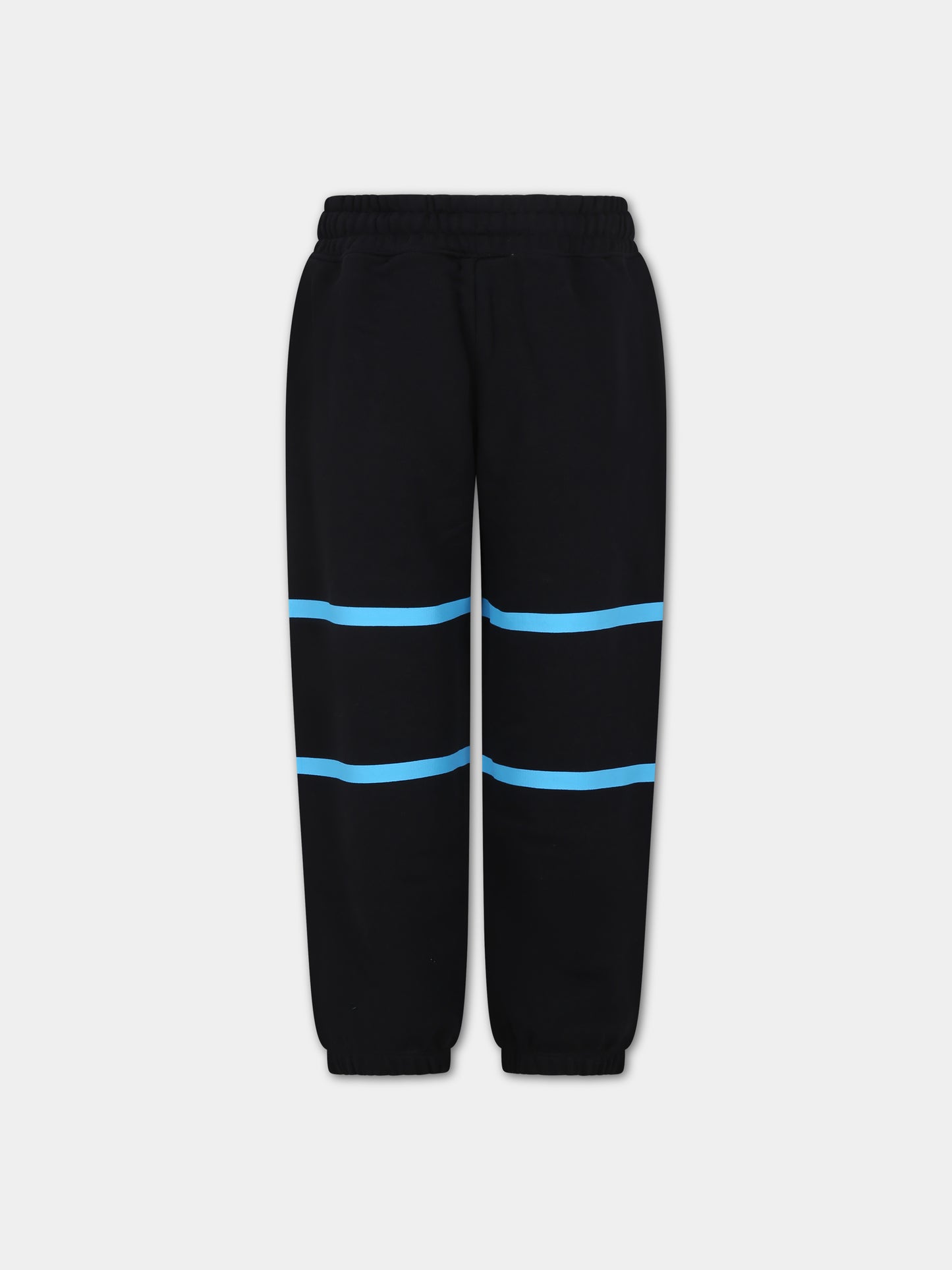 Pantaloni neri per bambini con logo,Gcds Kids,DNP00E LCA52 85989