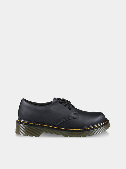 Chaussures 1461 à lacets noire pour enfants