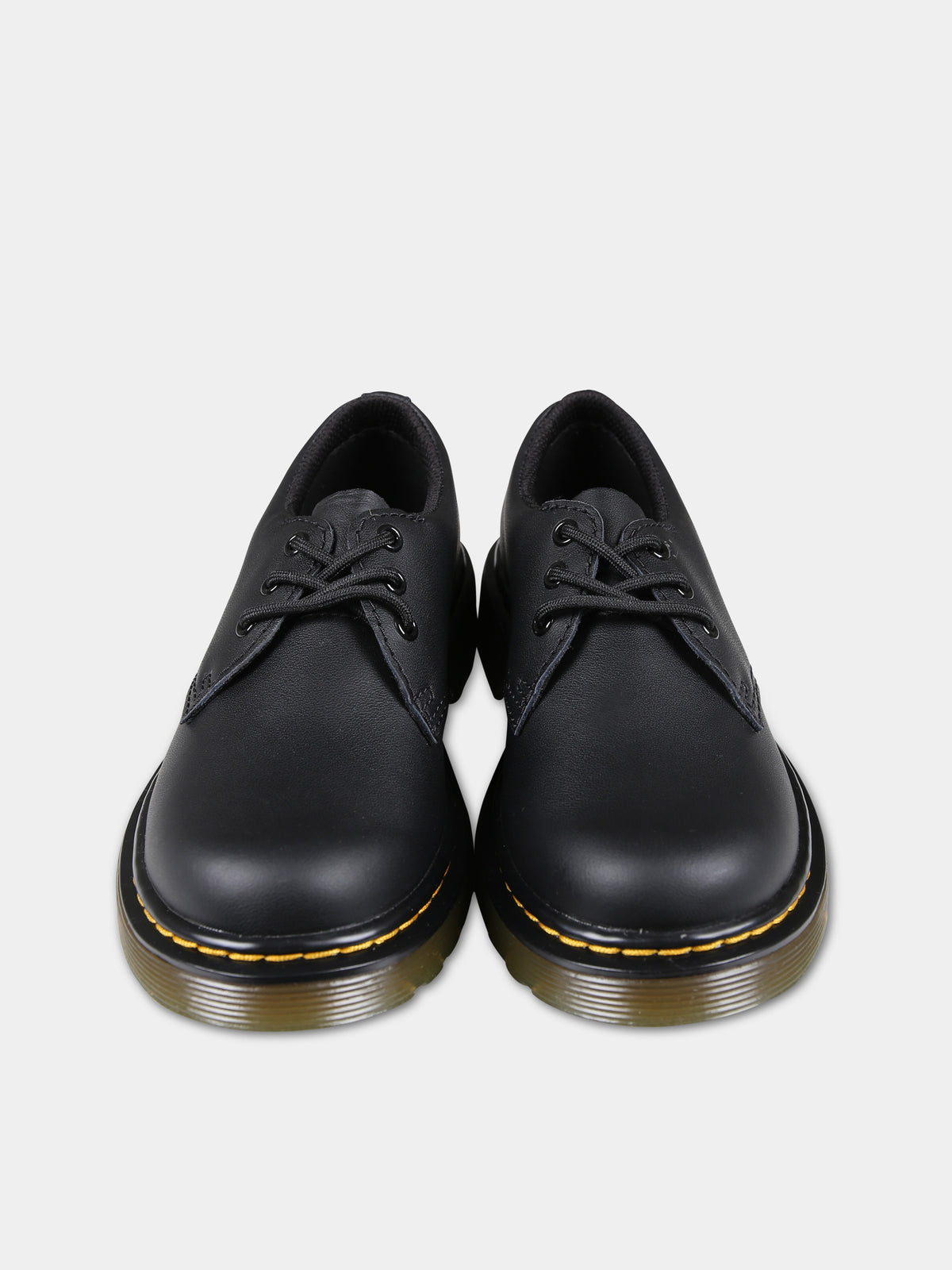Chaussures 1461 à lacets noire pour enfants