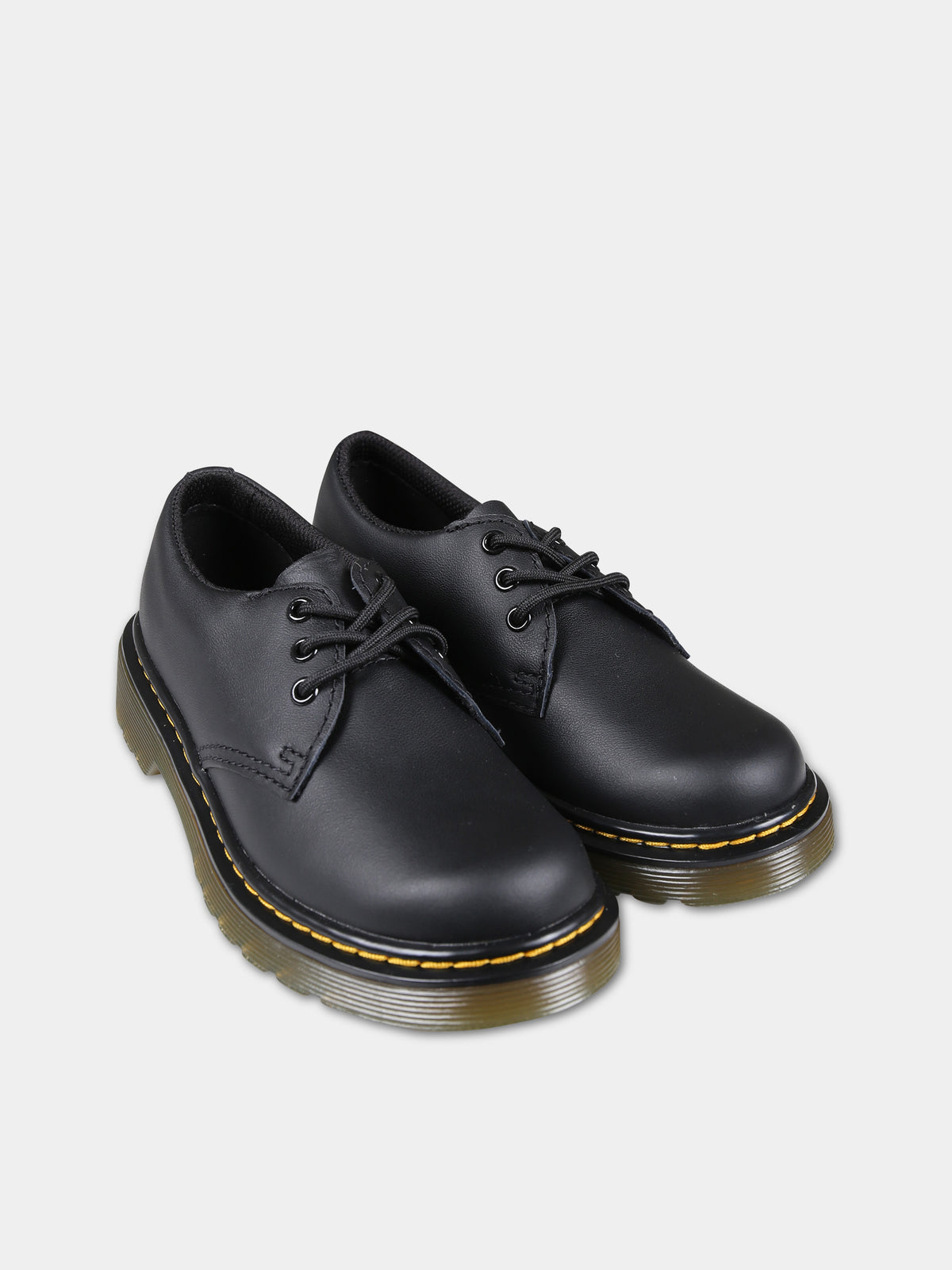 Chaussures 1461 à lacets noire pour enfants