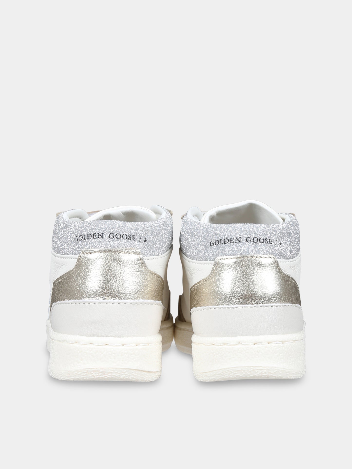 Sneakers June bianche per bambina con stella,Golden Goose,GJF00773 F006246 10622