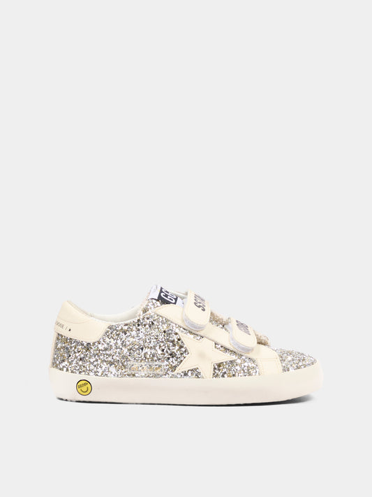 Sneakers dorées Old School pour Fille