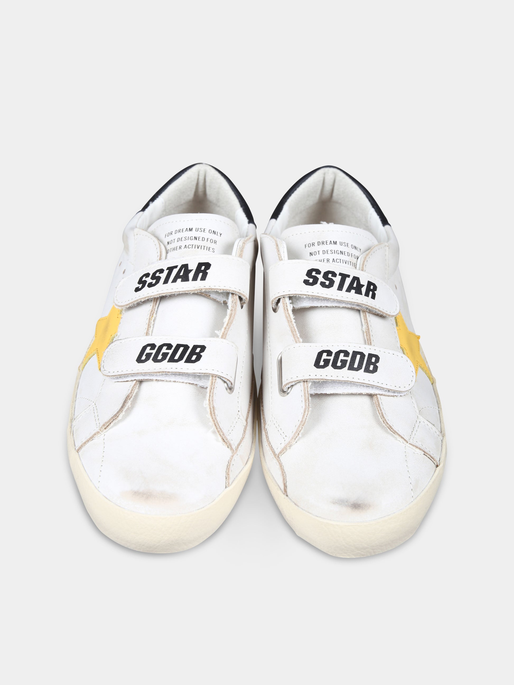 Sneakers Old School bianche per bambini con stella,Golden Goose,GTF00111 F006074 11159