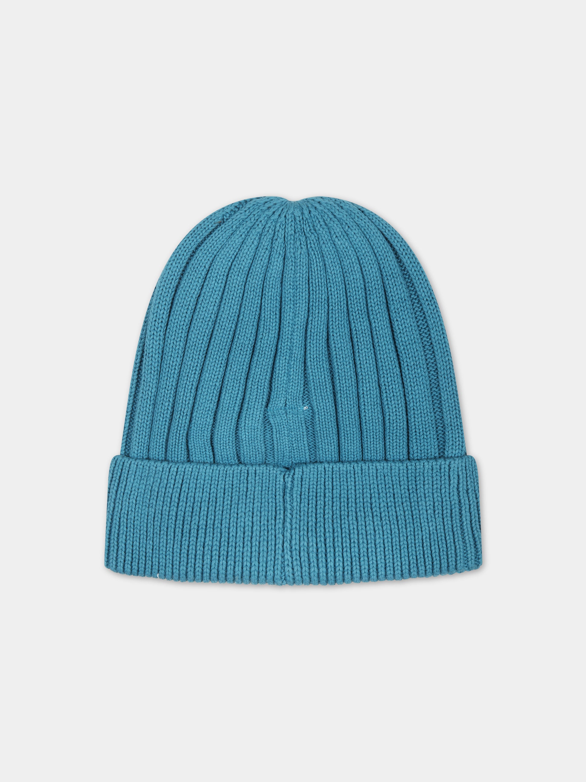 Berretto blu per bambino con albero,Timberland,T21387 875