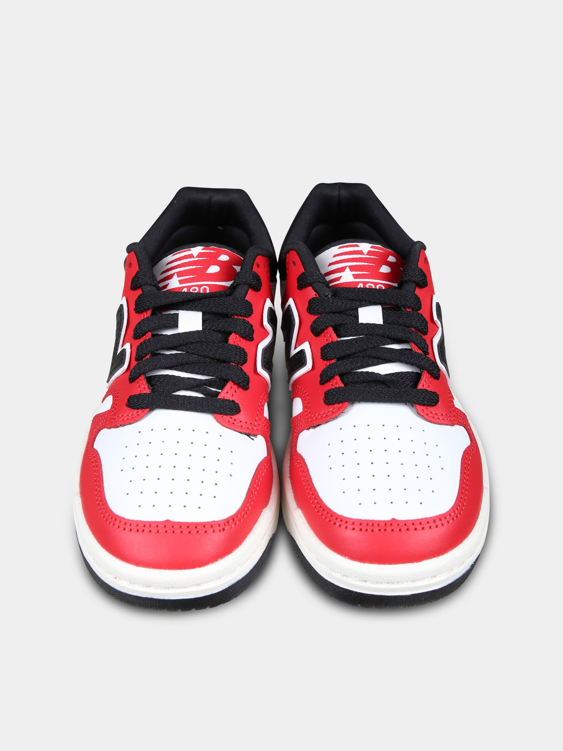 Sneakers 480 rosse per bambino con logo,New Balance,GSB480TT