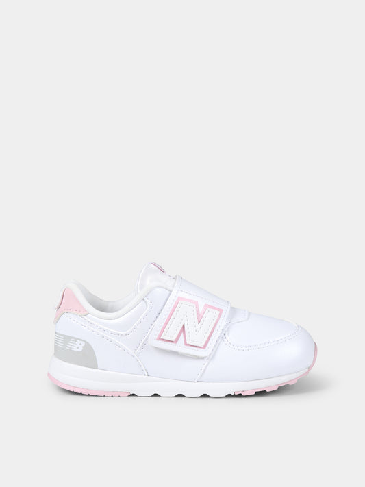 Sneakers 574 bianche per bambina,New Balance,NW574FK