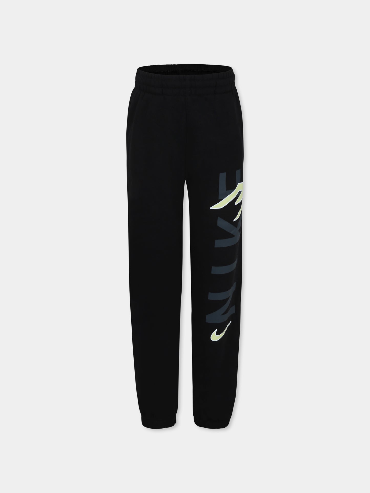 Pantaloni neri per bambino con loghi,Nike,0826 023 BLACK