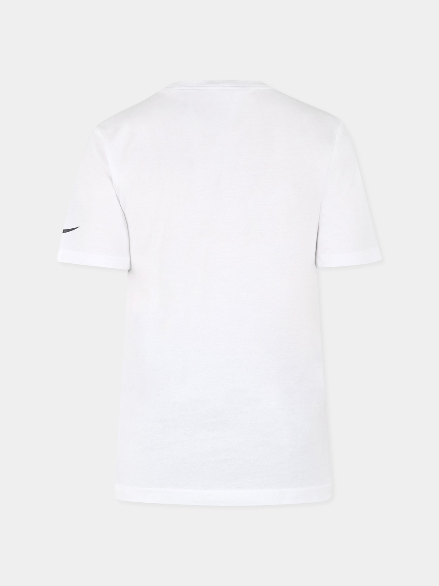 T-shirt blanc pour garçon avec logo