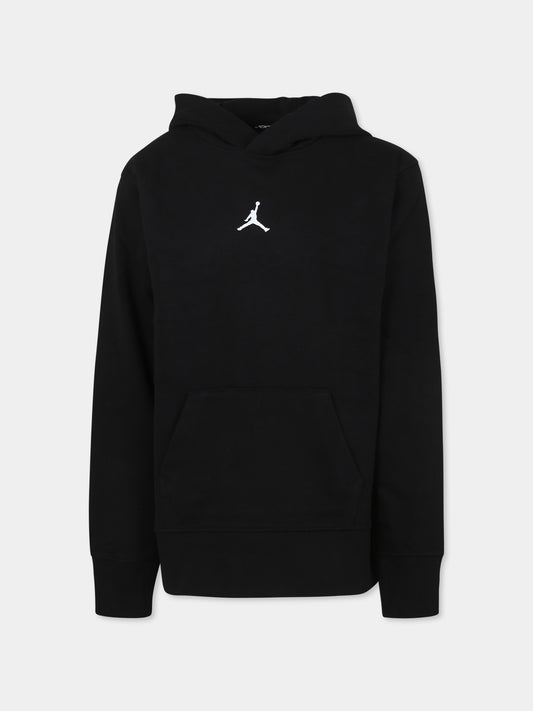 Felpa nera per bambino con jumpman,Jordan,95D285 023