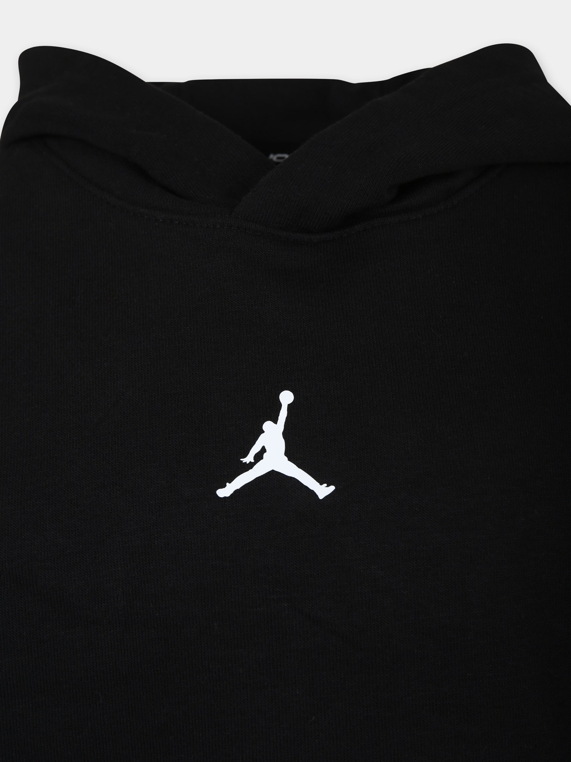 Felpa nera per bambino con jumpman,Jordan,95D285 023