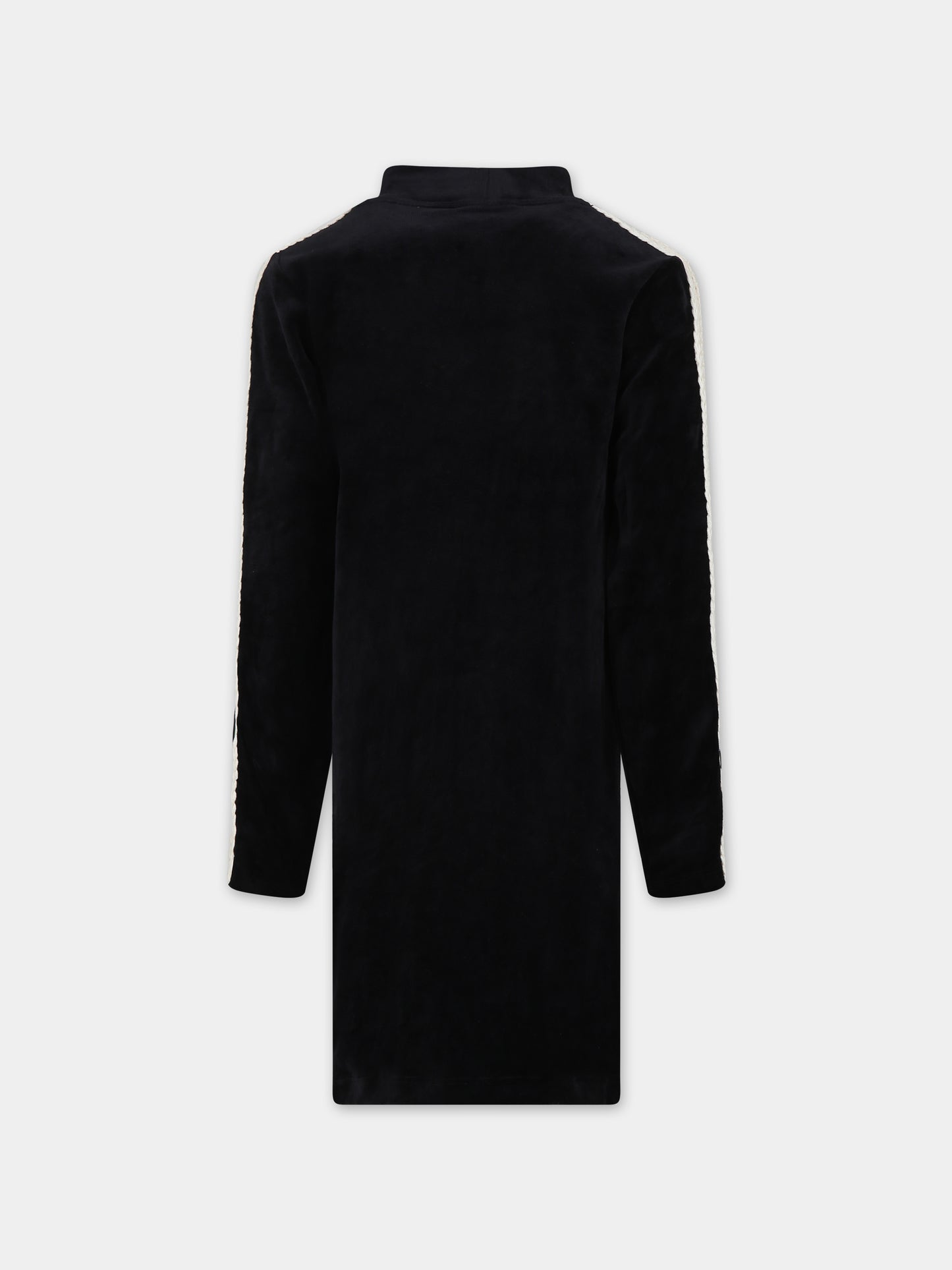 Vestito nero per bambina con logo,Barrow,F3BKJGDR053 110