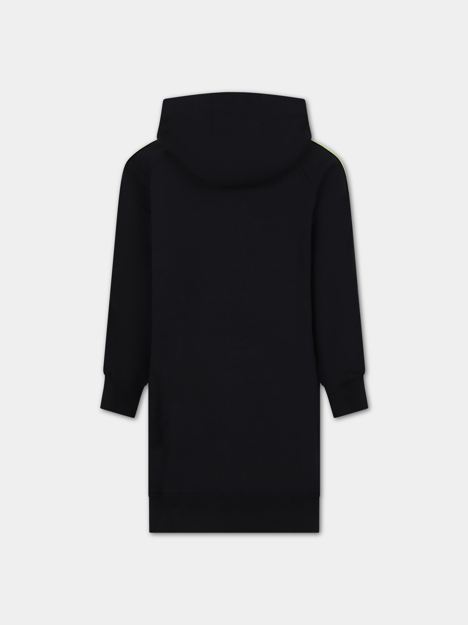 Vestito nero per bambina con logo,Barrow,F3BKJGDR108 110