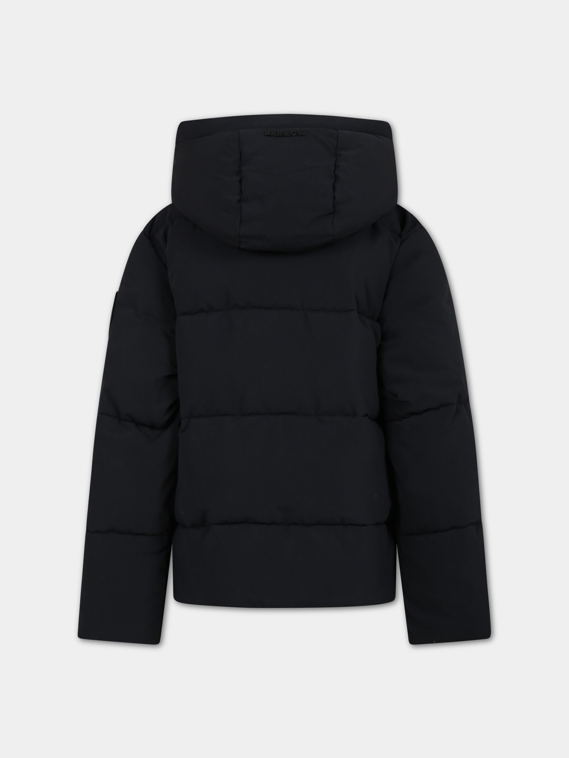Piumino nero per bambini con logo,Barrow,F3BKJUPF002 110