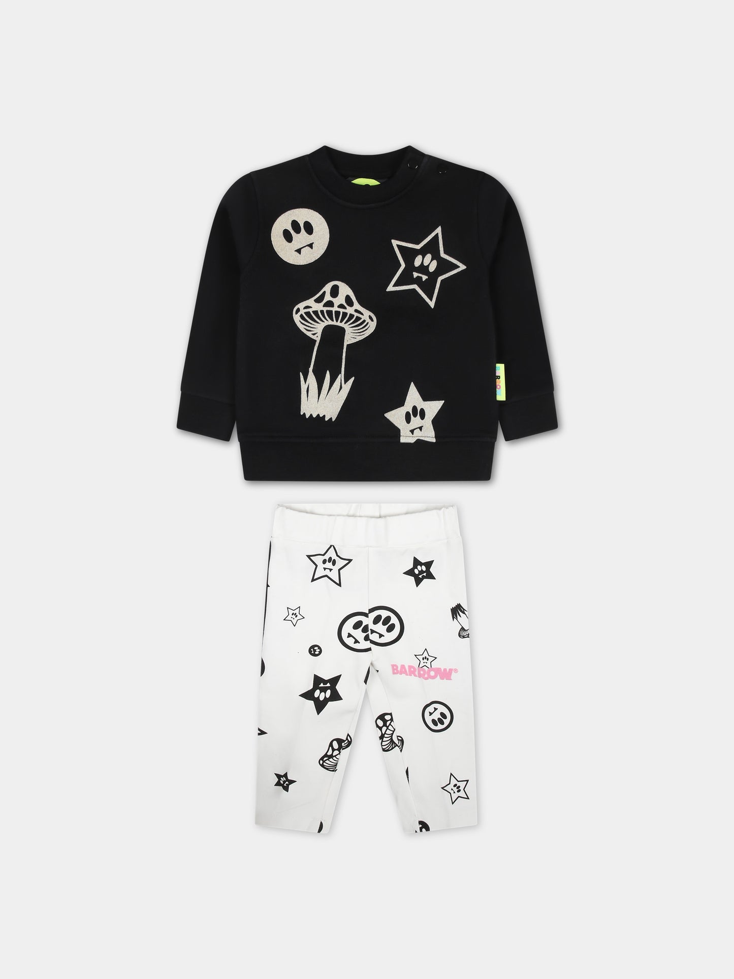 Completo multicolor per neonata con logo,Barrow,F3BKNGTP110 110/80