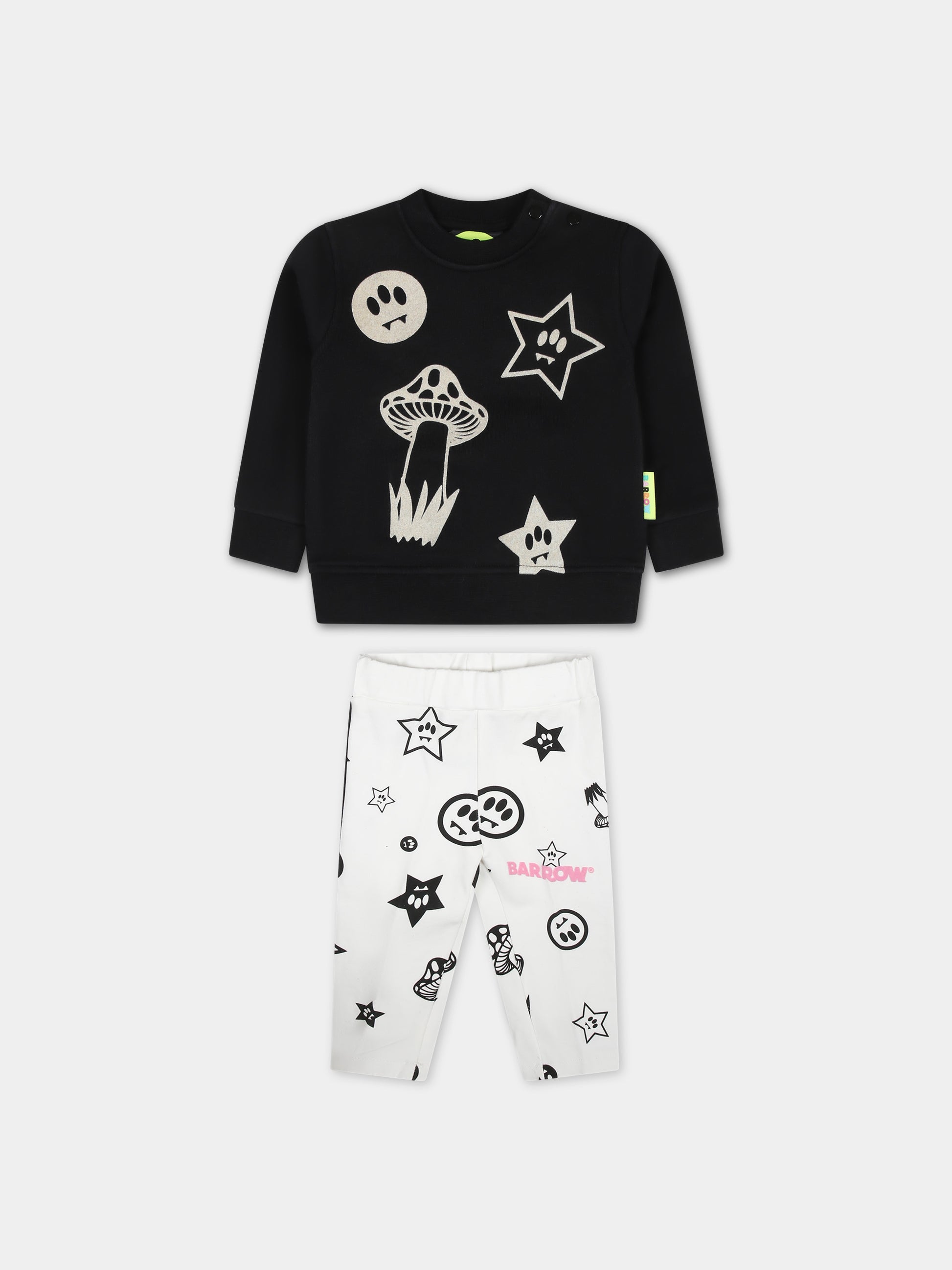 Completo multicolor per neonata con logo,Barrow,F3BKNGTP110 110/80