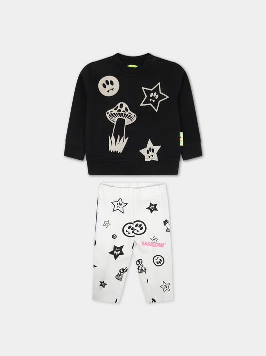 Completo multicolor per neonata con logo,Barrow,F3BKNGTP110 110/80