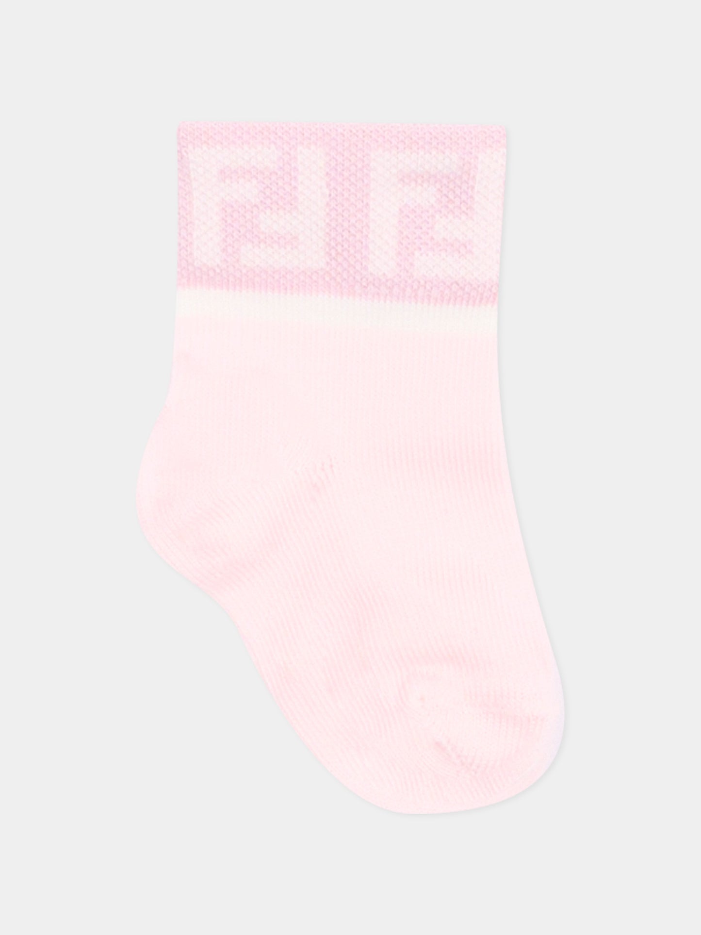 Ensemble chaussettes pour bébé fille avec double F