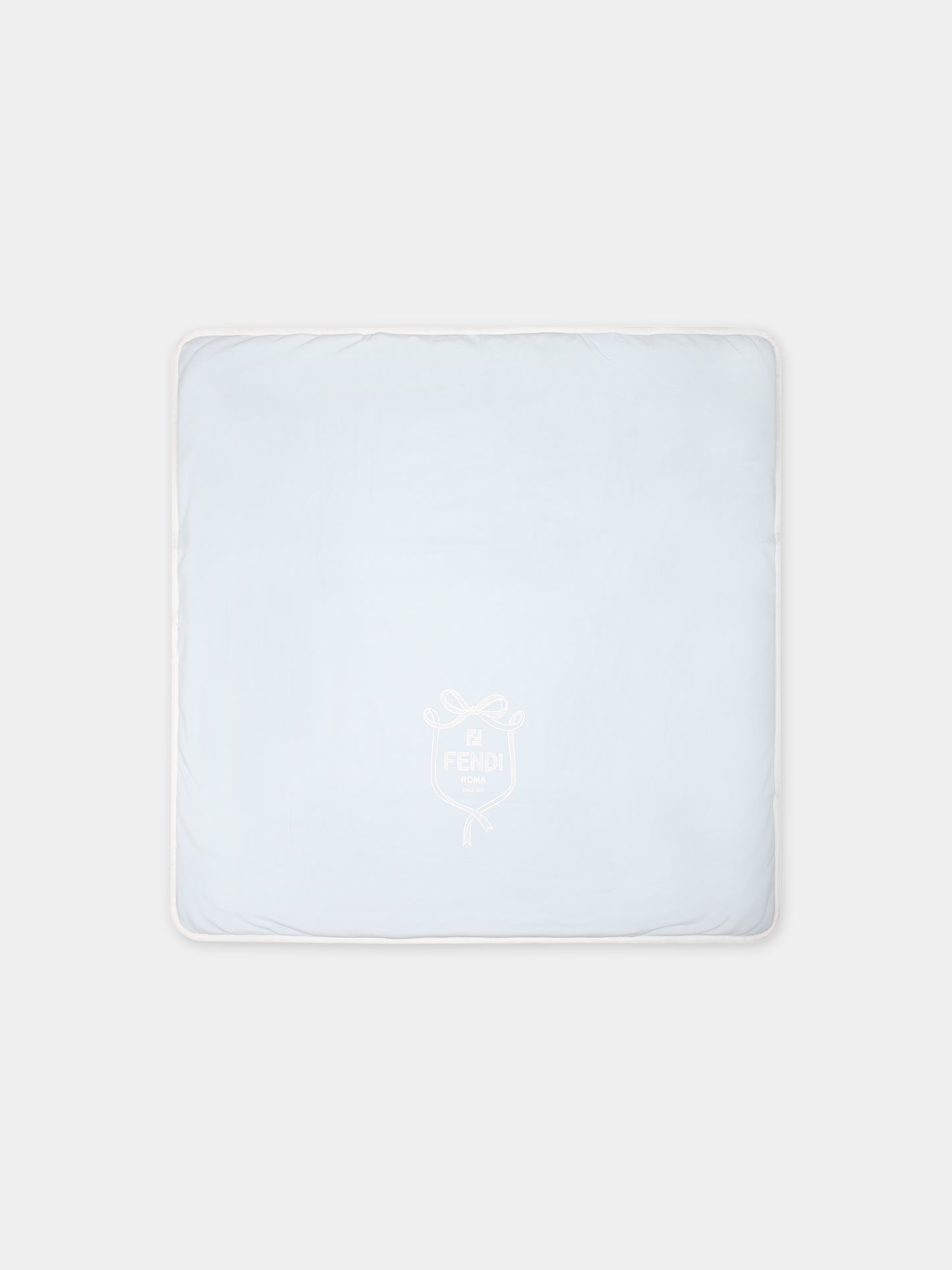 Coperta celeste per neonato con logo Fendi,Fendi Kids,BUJ280 ST8 F19J4