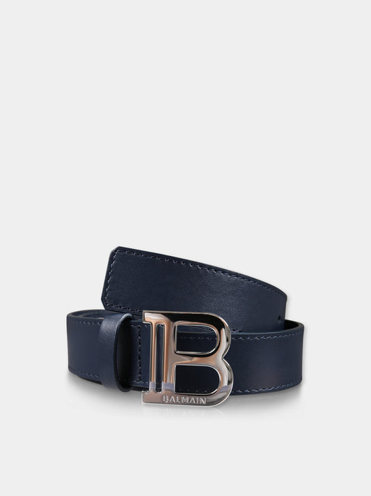 Ceinture bleue pour enfants avec logo