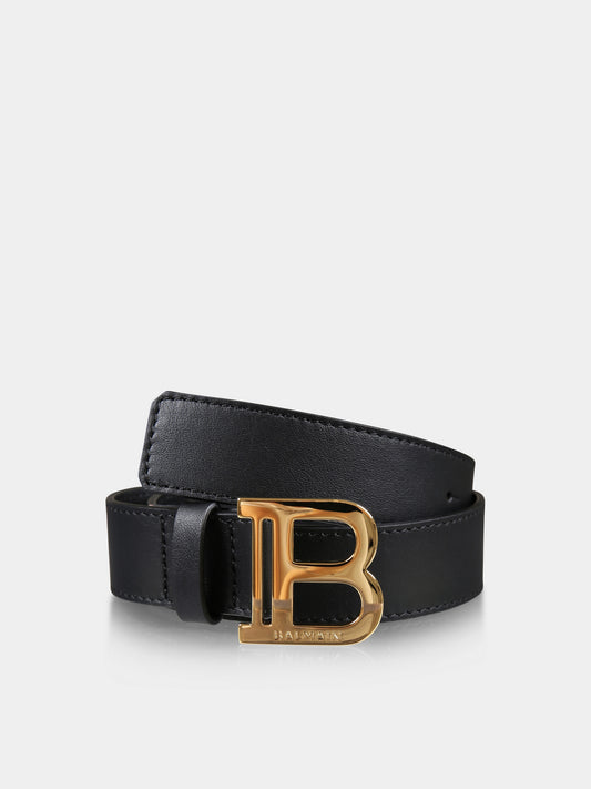 Ceinture noire pour enfants avec logo