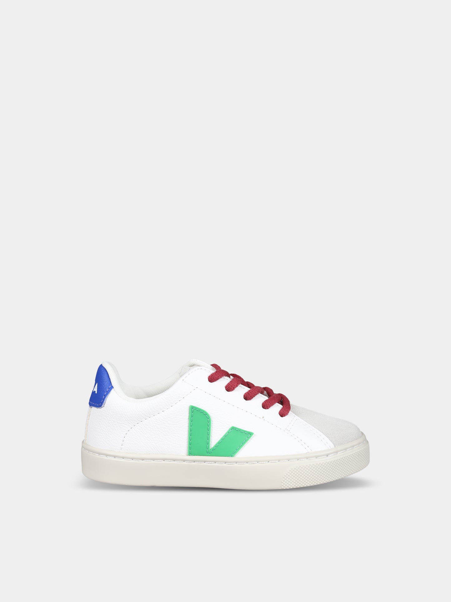 Sneakers bianche per bambini con logo,Veja,RS0503789C