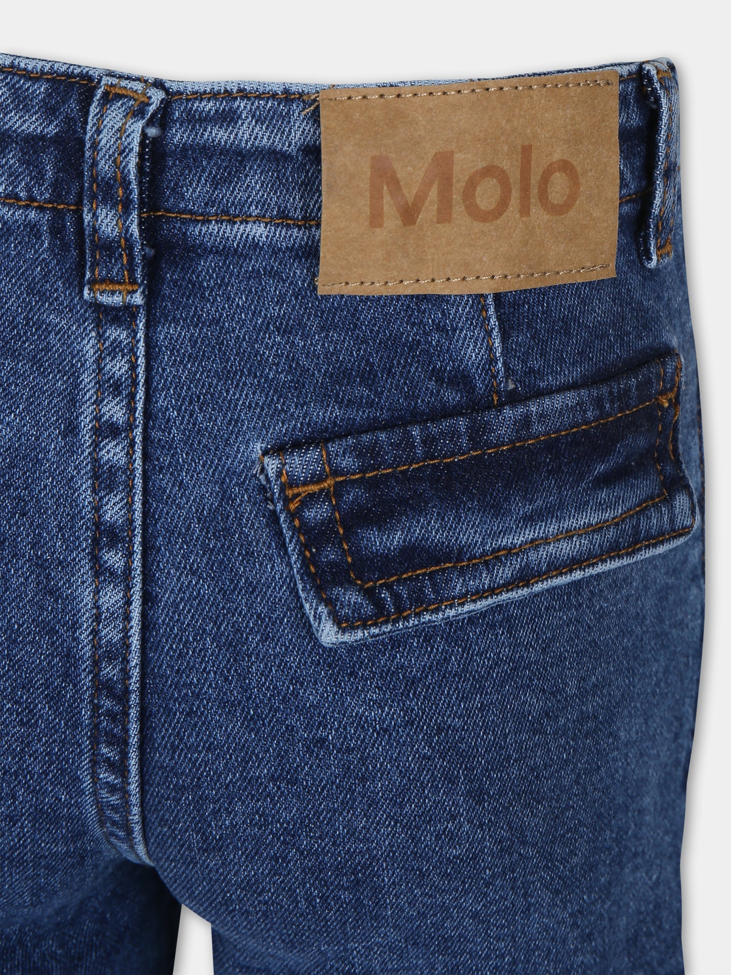 Jeans Addy blu per bambina,Molo,2W24I107 5377