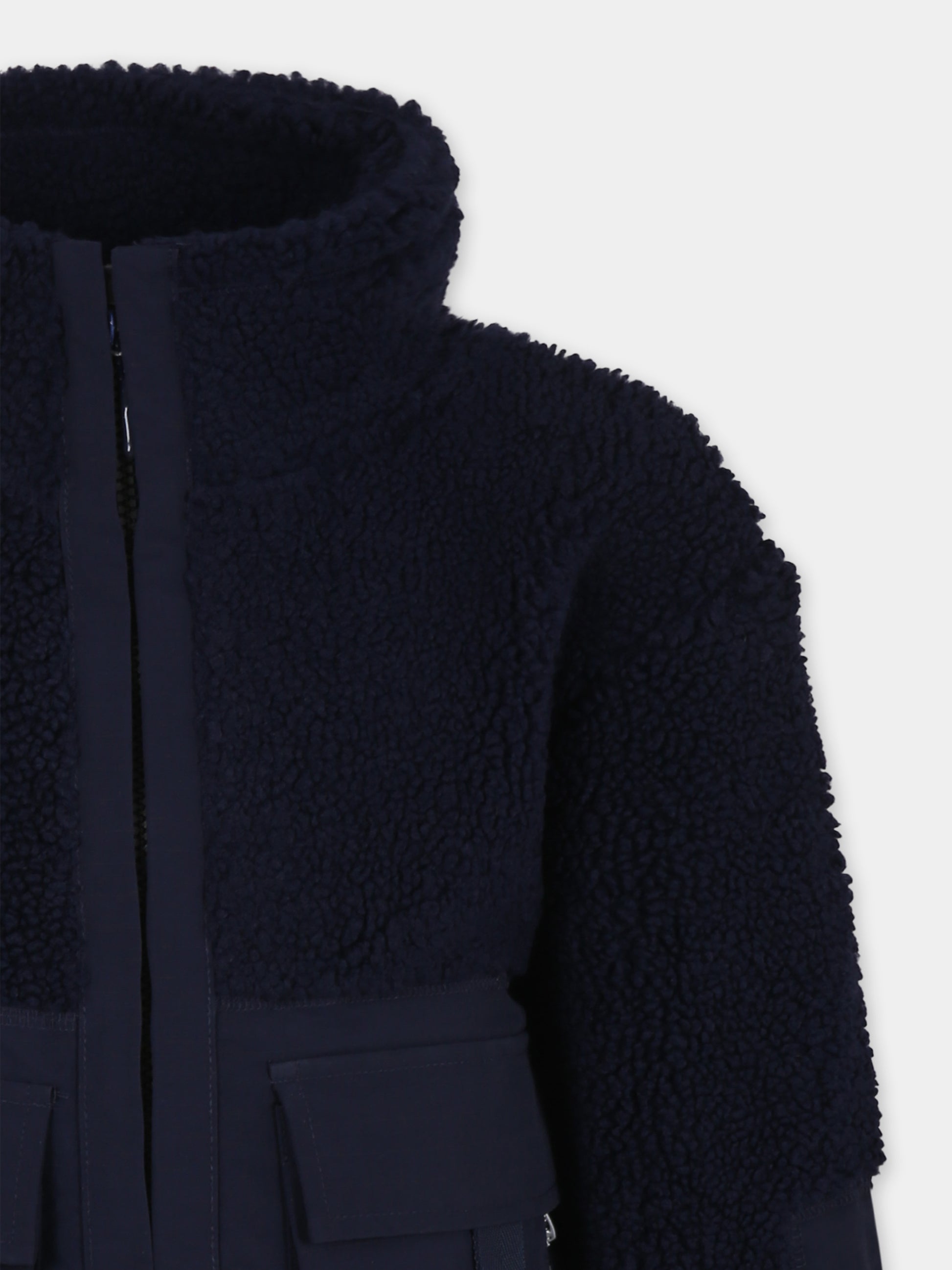 Ecopelliccia blu Utha per bambino,Molo,5W24L203 8943