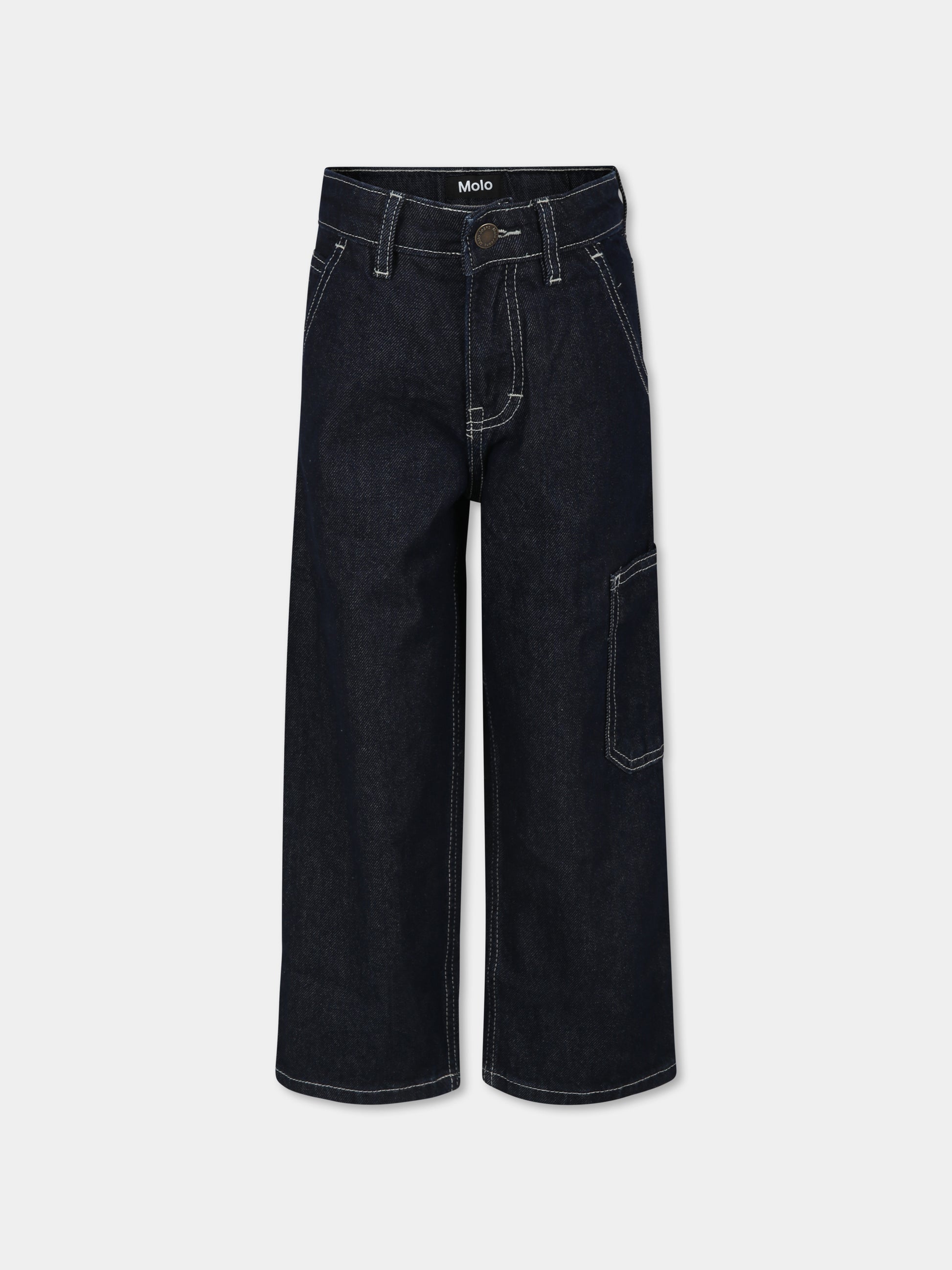 Jeans blu per bambino,Molo,6W24I108 1553