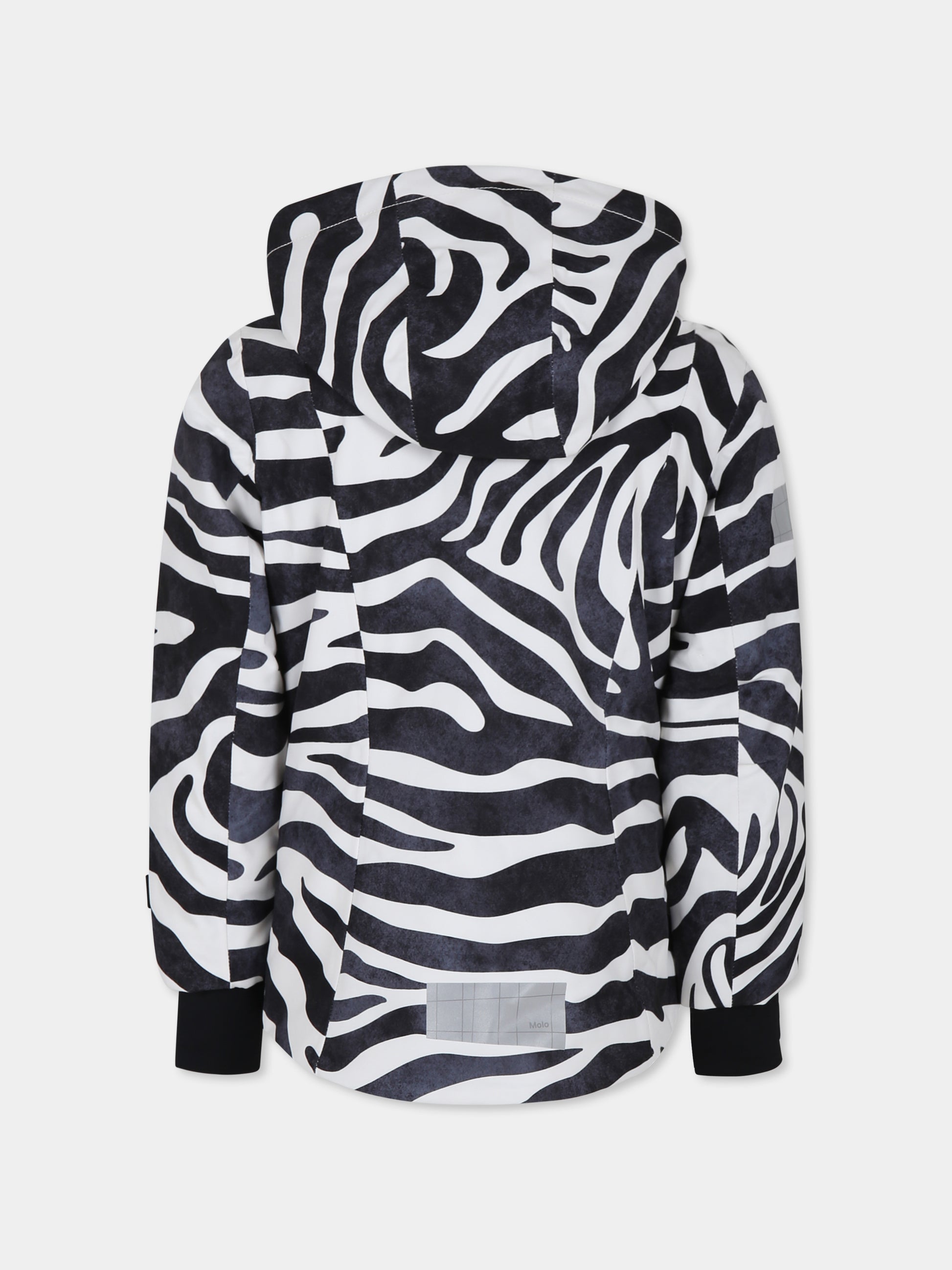 Giubbotto multicolor Pearson per bambina con stampa zebrata,Molo,5W24M313 9108