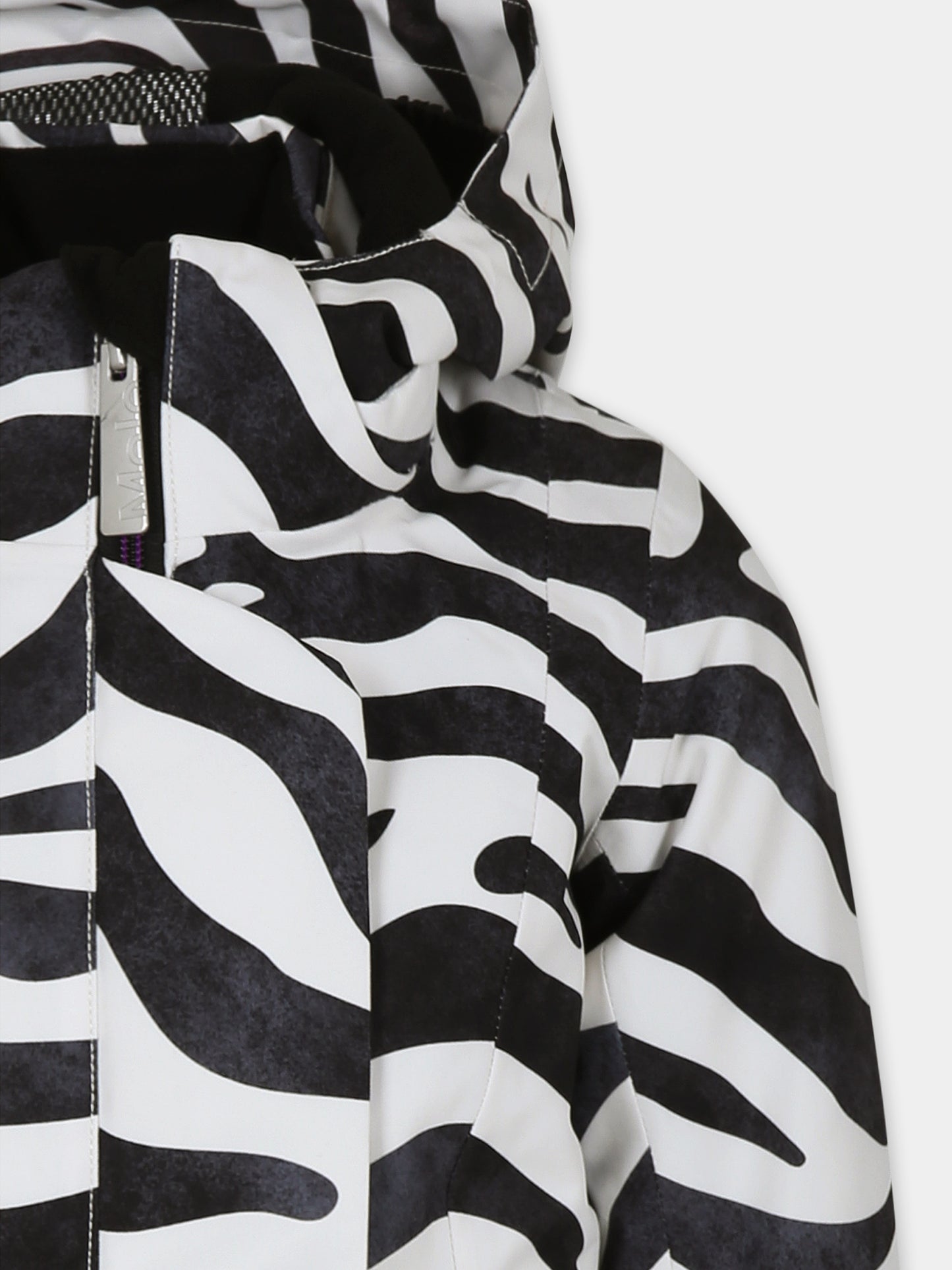 Giubbotto multicolor Pearson per bambina con stampa zebrata,Molo,5W24M313 9108