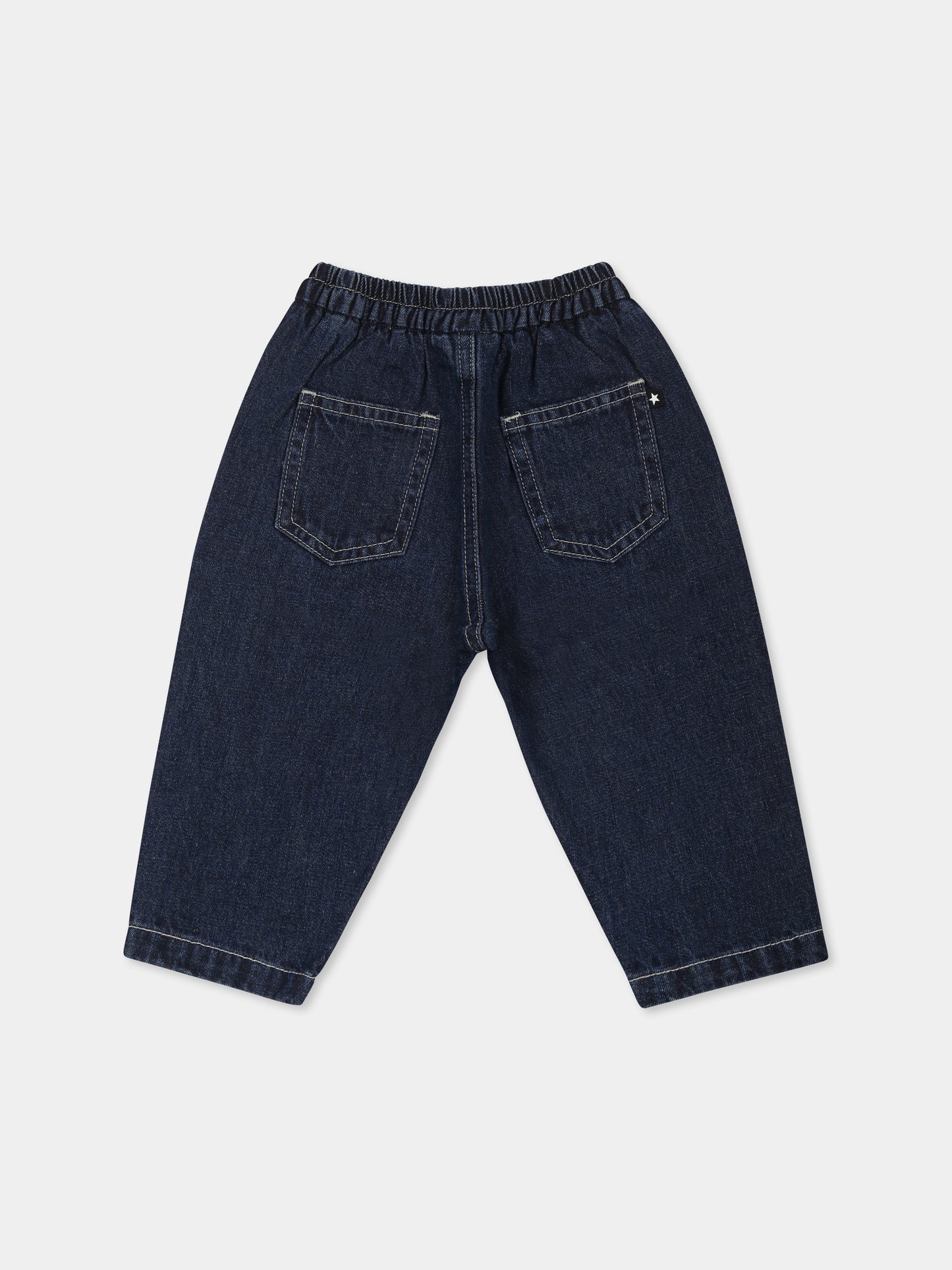 Jeans blu per neonato con smile,Molo,6W24I105 8998