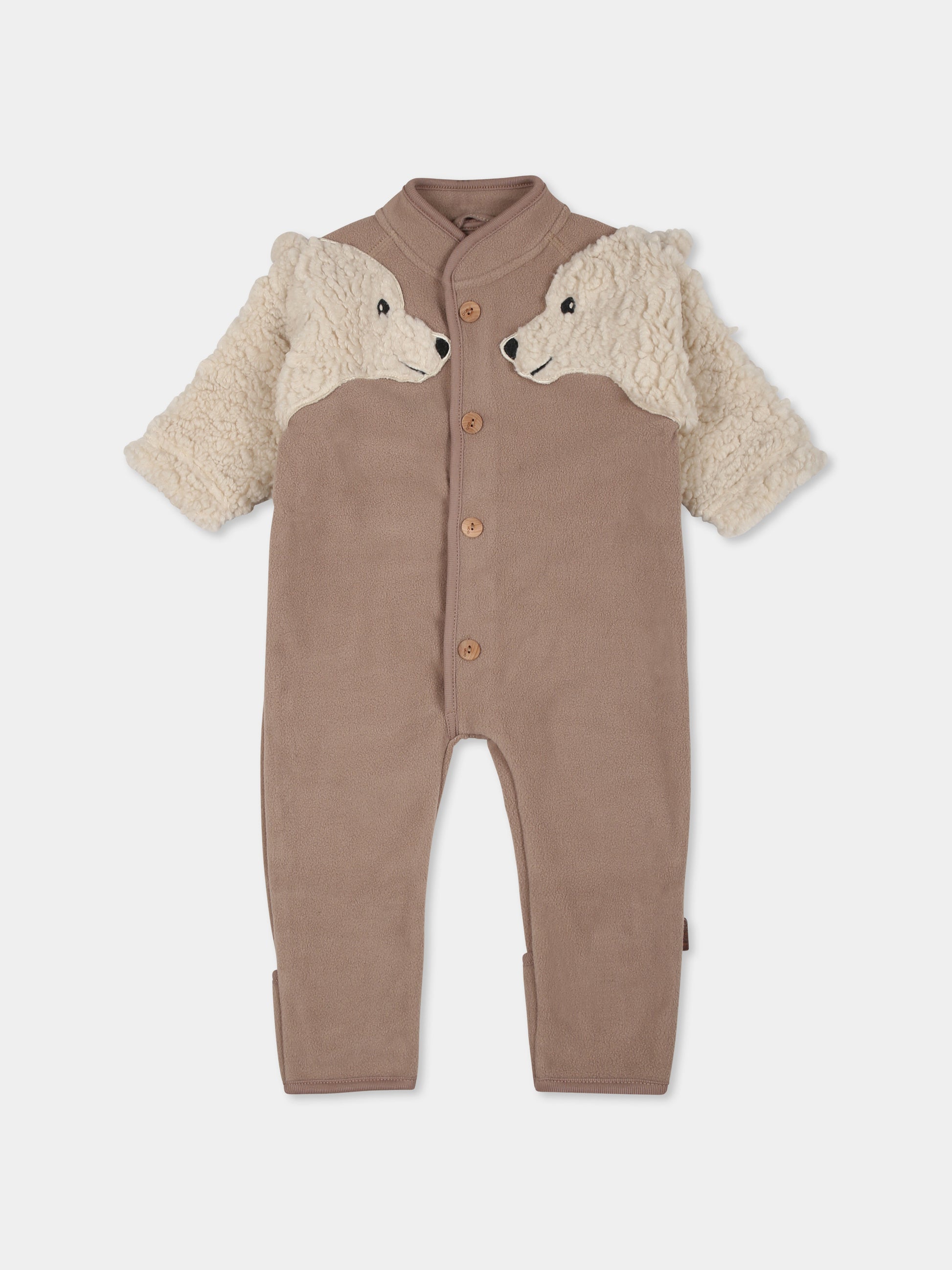 Tutina beige Udo per neonati con orso polare,Molo,5W24L302 8962