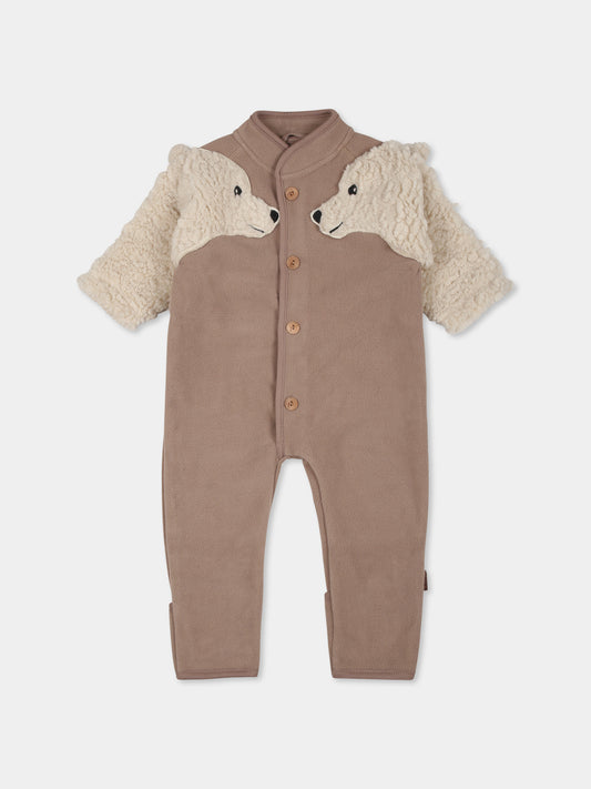 Tutina beige Udo per neonati con orso polare,Molo,5W24L302 8962